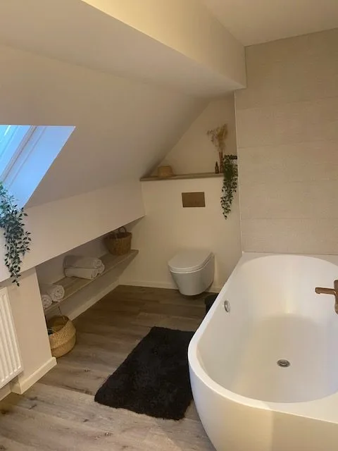 Afgewerkte badkamer